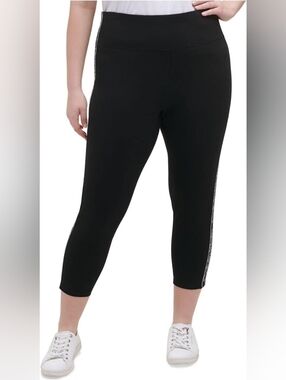 Calvin Klein Black Performance Capri Leggings Size Large